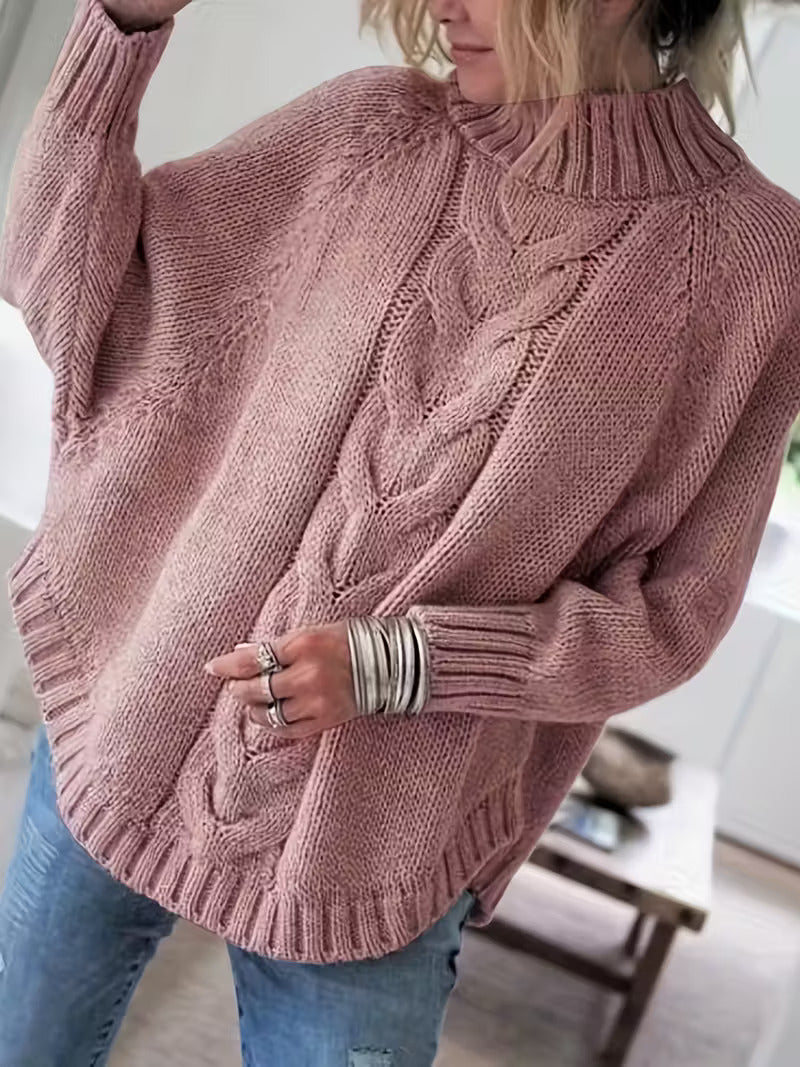 Pamella™ | Cable Knit Oversized Sweater