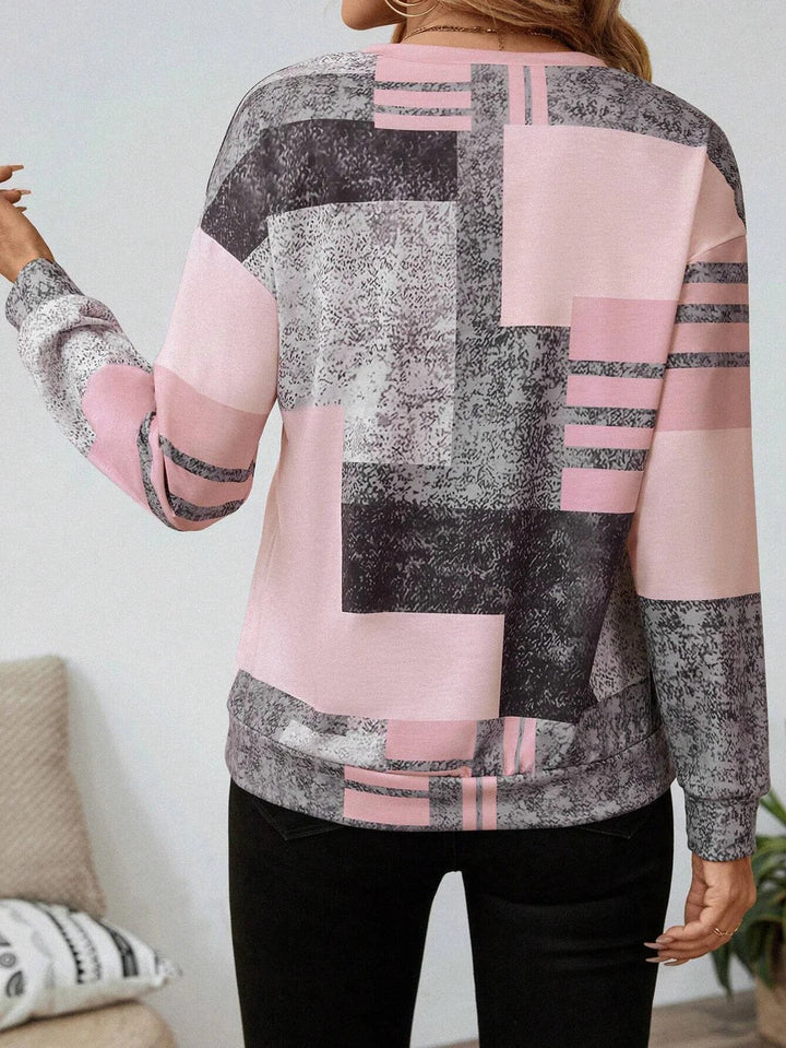 Meliora™ | Patterned Long Sleeve Top